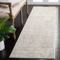 SAFAVIEH Evoke Collection Runner Rug - 22 x 11, Ivory & Taupe, Oriental Distressed Design, Non-Shedding & Easy Care, Ideal for