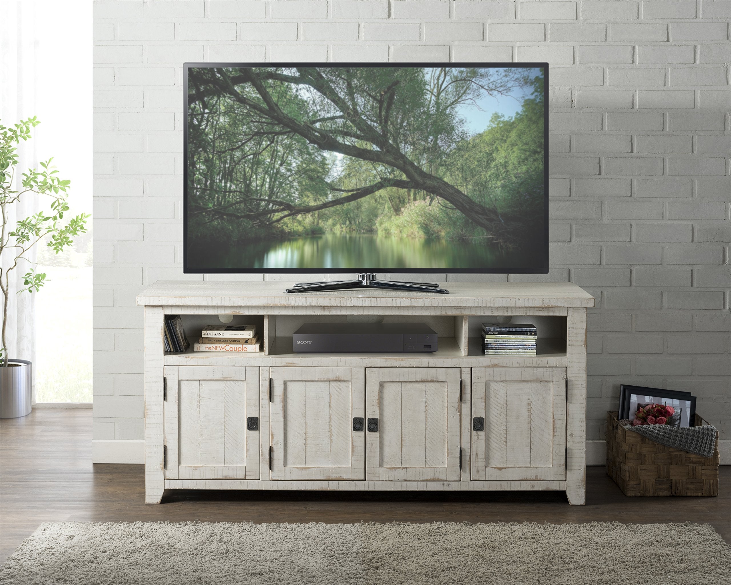 Martin Svensson Home Nantucket 65" Tv Stand, Antique White