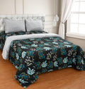 Ivaza 350Tc Microfiber Ezyption Cotton Ac Comforter Set King Size Double Bed With 1 Flat Bedsheet90X100 Inch And Two Pillow Cov