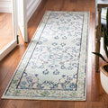 SAFAVIEH Monaco Collection 22 x 8 Light BlueIvory MNC243K Boho Chic Medallion Distressed Non-Shedding Living Room Bedroom Runn