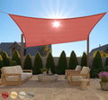 Gorilla Grip Heavy Duty Sun Shade, Uv Protection Fade Tear And Rust Resistant Rectangle Sunshade Canopy, Curved Edges Blocks Sunlight, Breathable Sail, Outdoor Patio, Lawn Garden, 6X10 Ft Terra