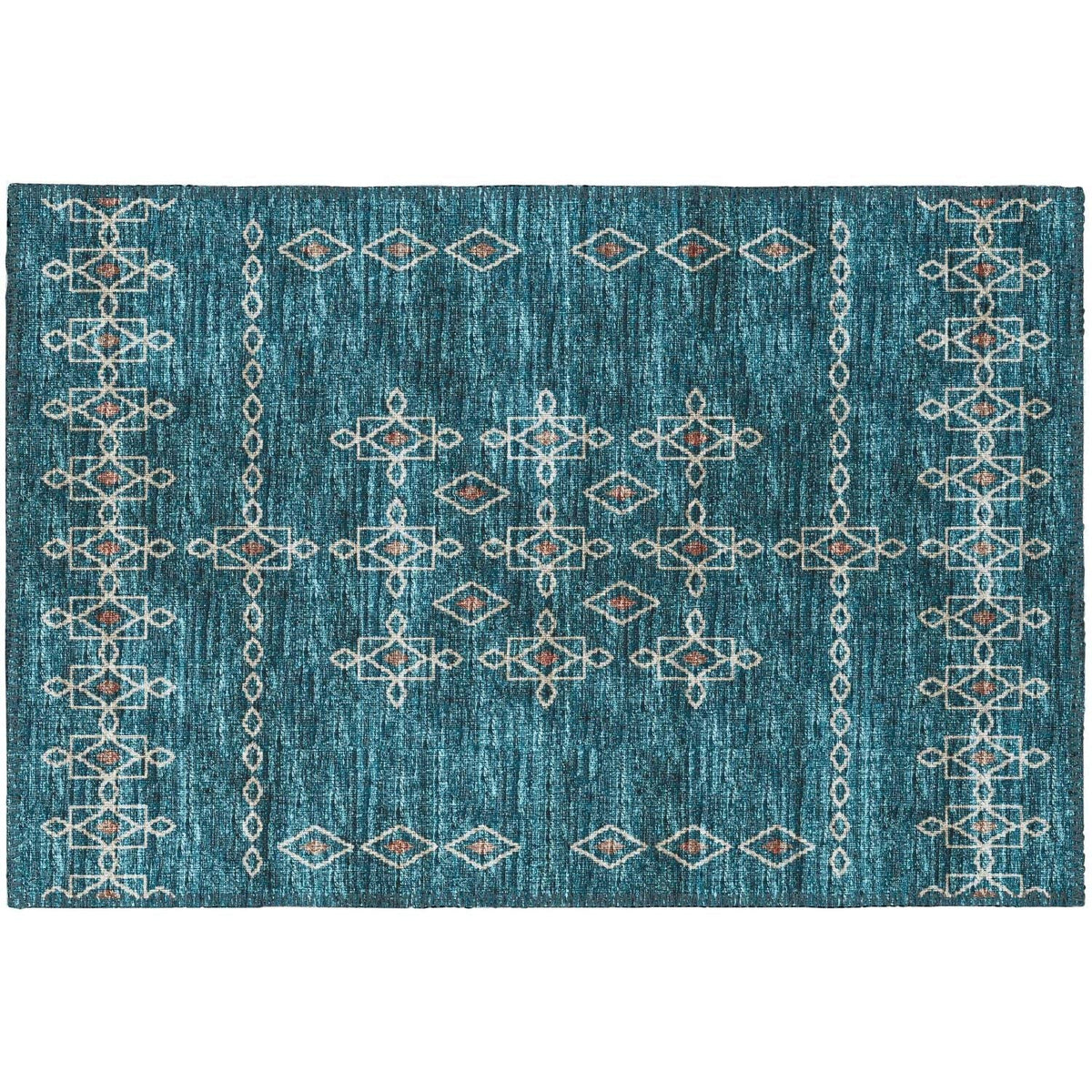 Sedona Sn3 Blue Transitional Rug Rectangle 5' X 7 ' 6&quot;