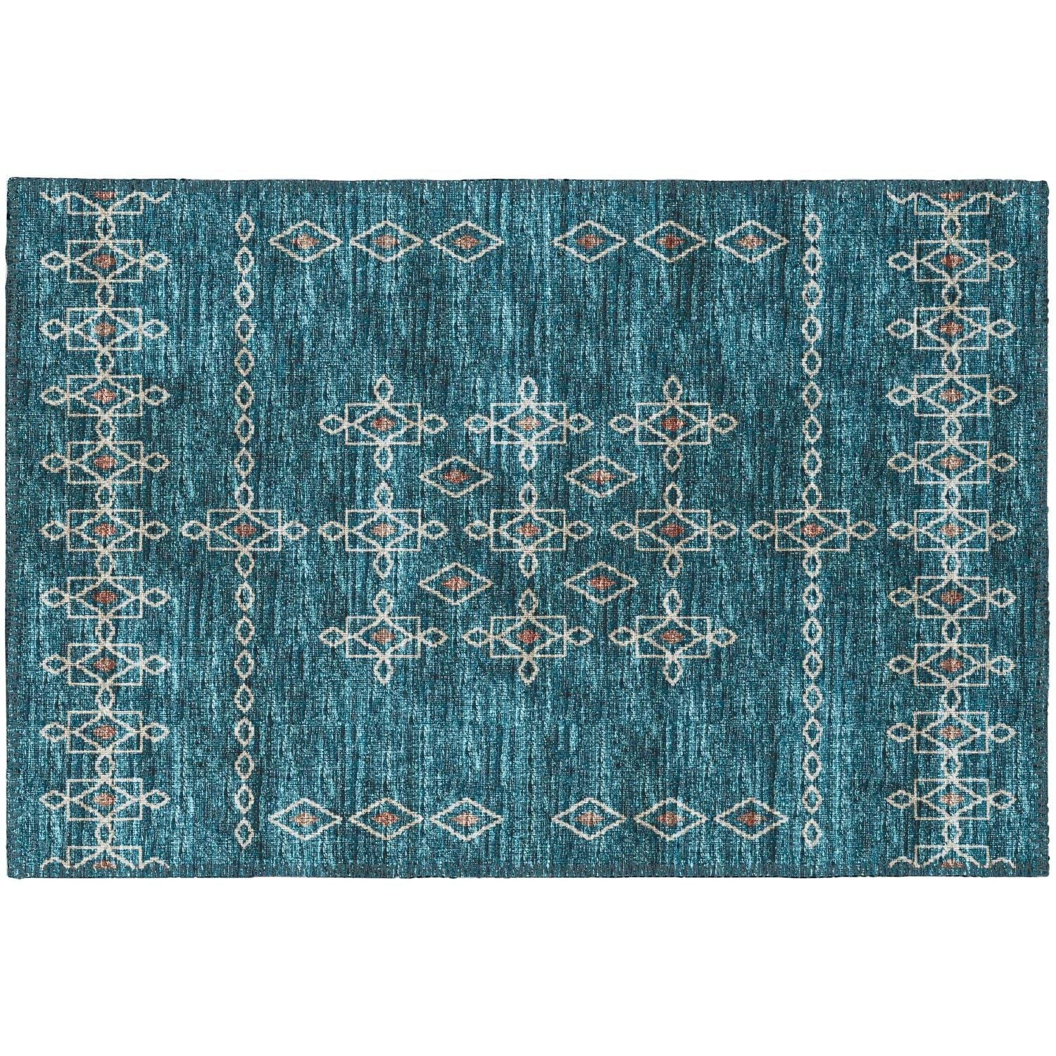 Sedona Sn3 Blue Transitional Rug Rectangle 8' X 10'