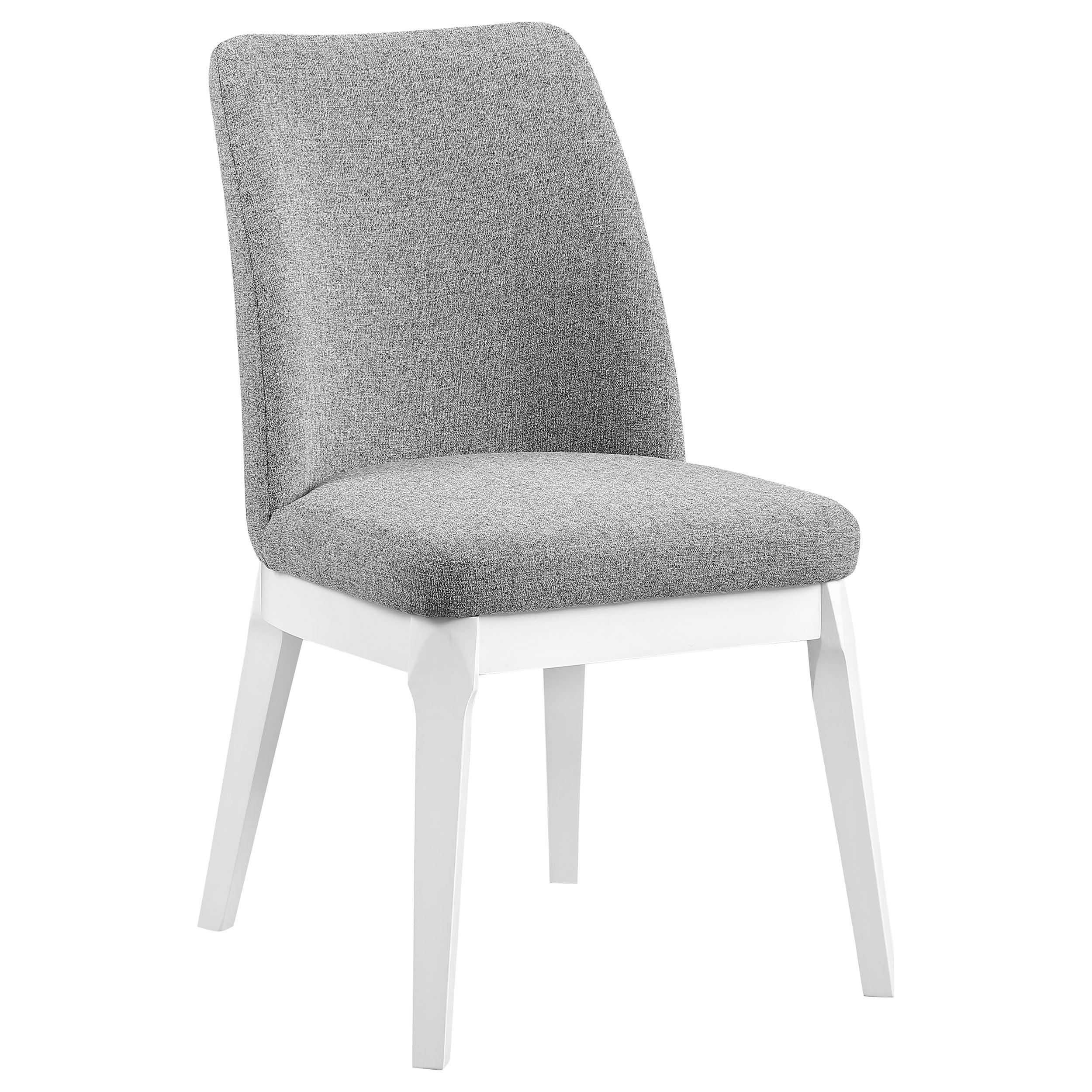 Coaster Home Furnishings Carissa Upholstered Dining Side Chair Light Grey (Set of 2)