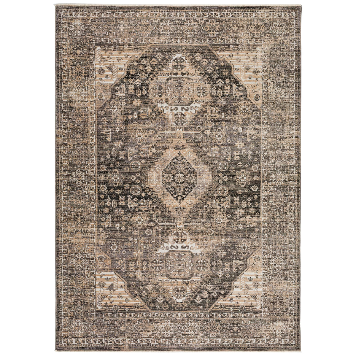 Dalyn Rugs Odessa Od2 Gray 7'10&quot; X 10' Rectangle Soft Area Rug, Easy Clean, Non Shedding, Bedroom, Entry, Living Room, Dining Room, Kitchen Rug