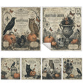 MOIZYNG Halloween Swedish Dishcloths for Kitchen 6 Pack