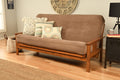 Kodiak Furniture Monterey Futon With Fabric Mattress In Mocha Brown/Barbados
