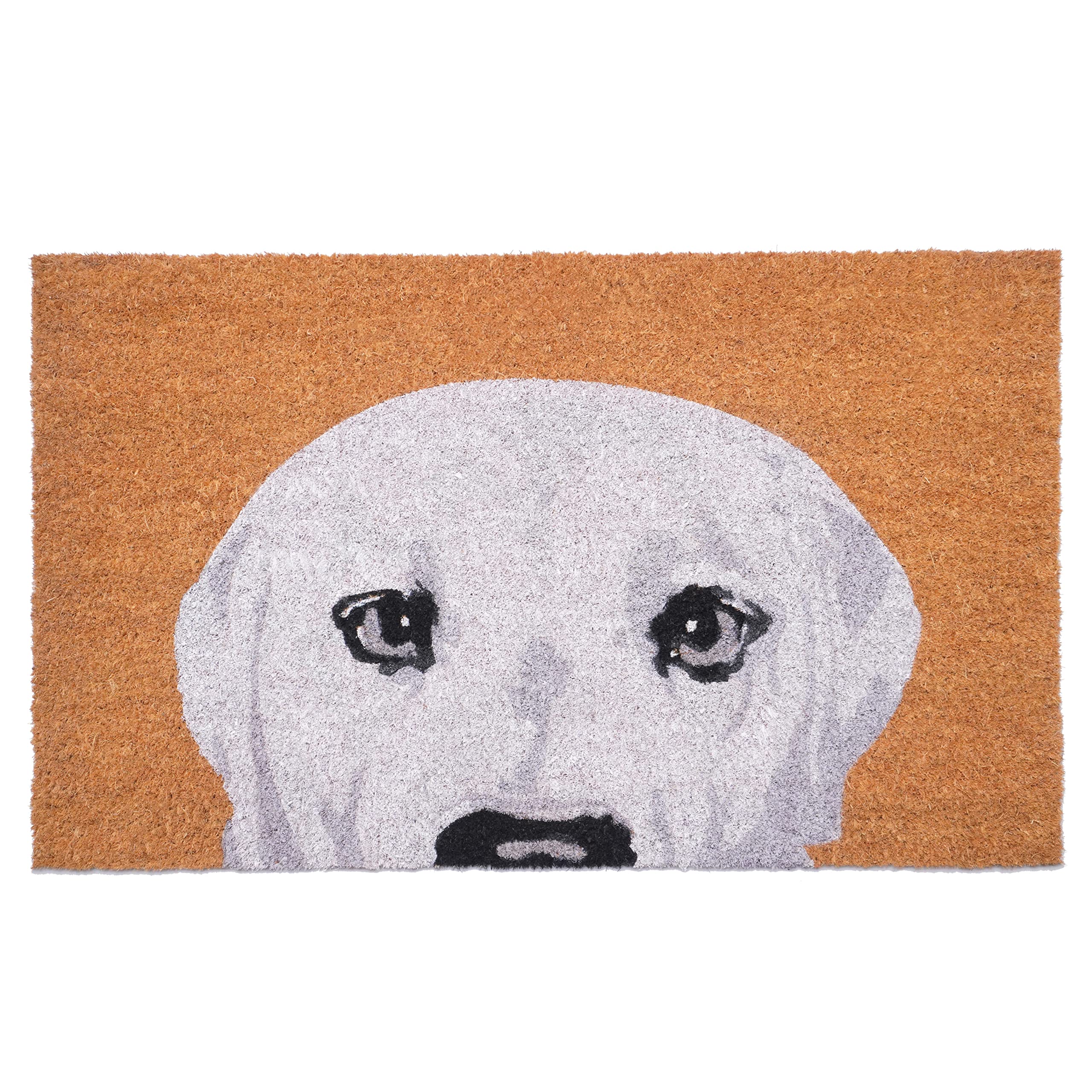 Calloway Mills White Labrador Doormat (24' X 36')