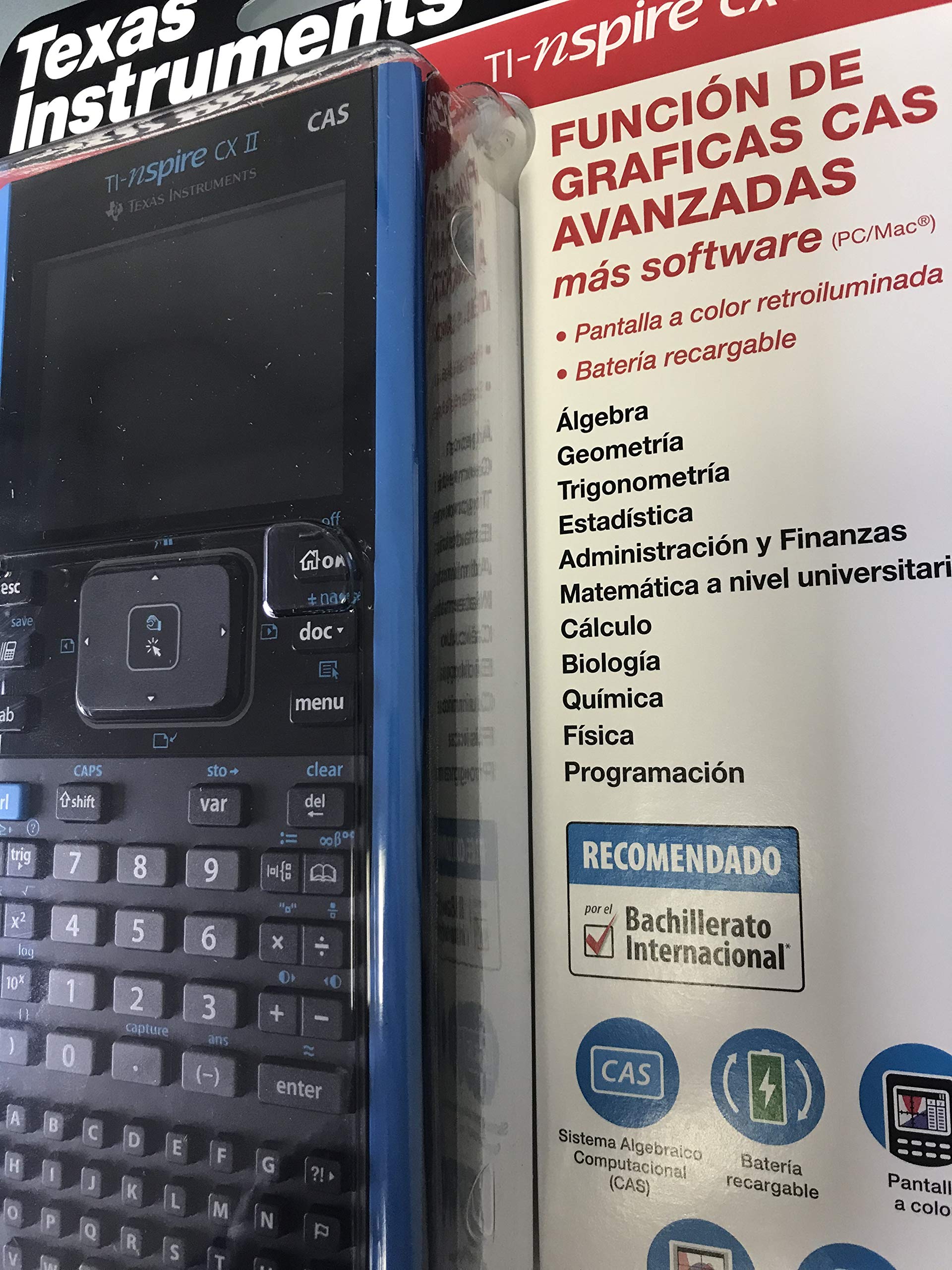 Texas Instrument Nspire Cx Ii Cas Student Software Graphing Calculator