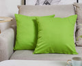 Tangdepot Handmade Decorative Solid 100% Cotton Canvas Throw Pillow Covers/Pillow Shams, (16'X16', Watermelon Red)