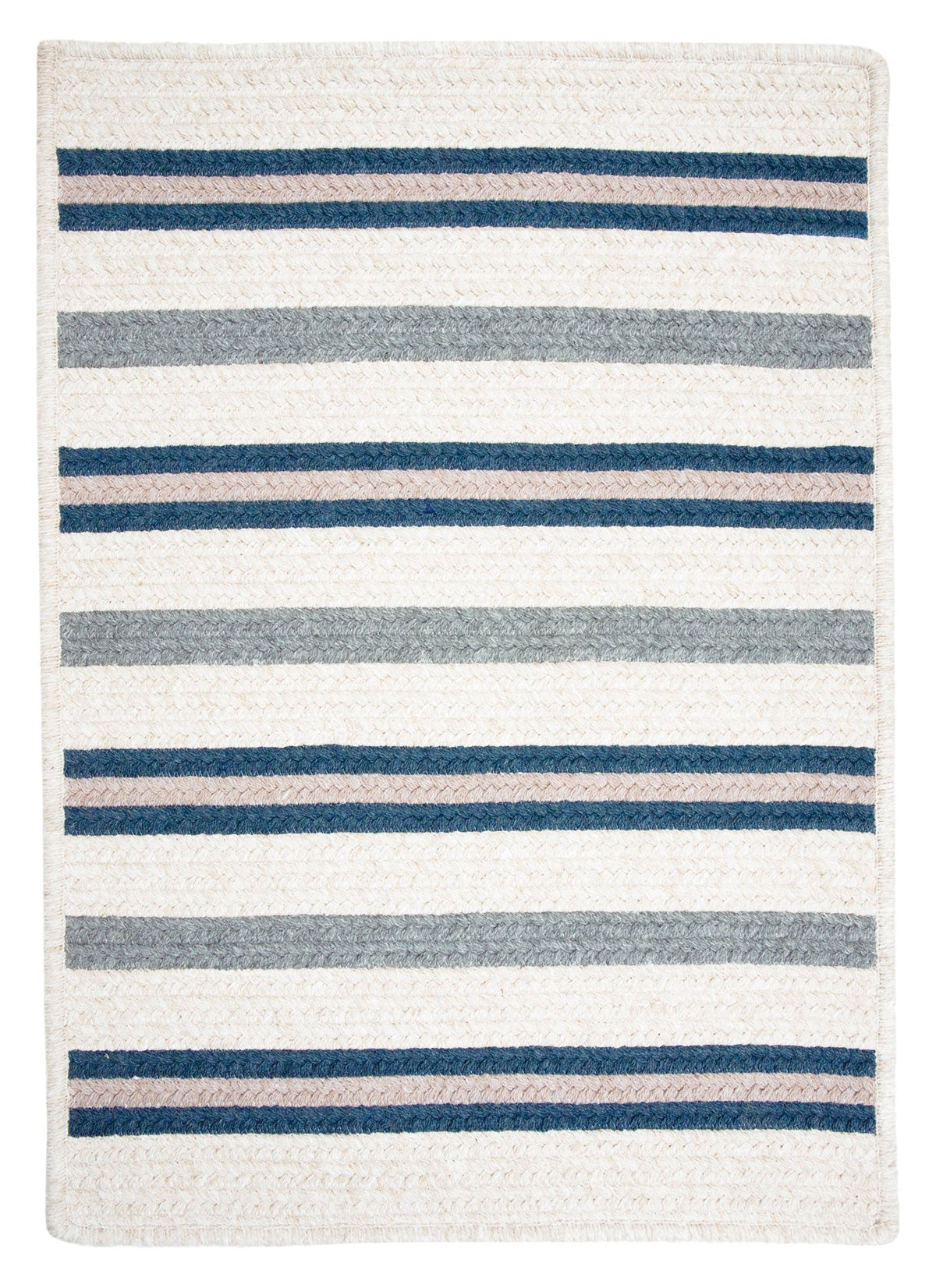 Allure Braided Rug, 5X8, Polo Blue