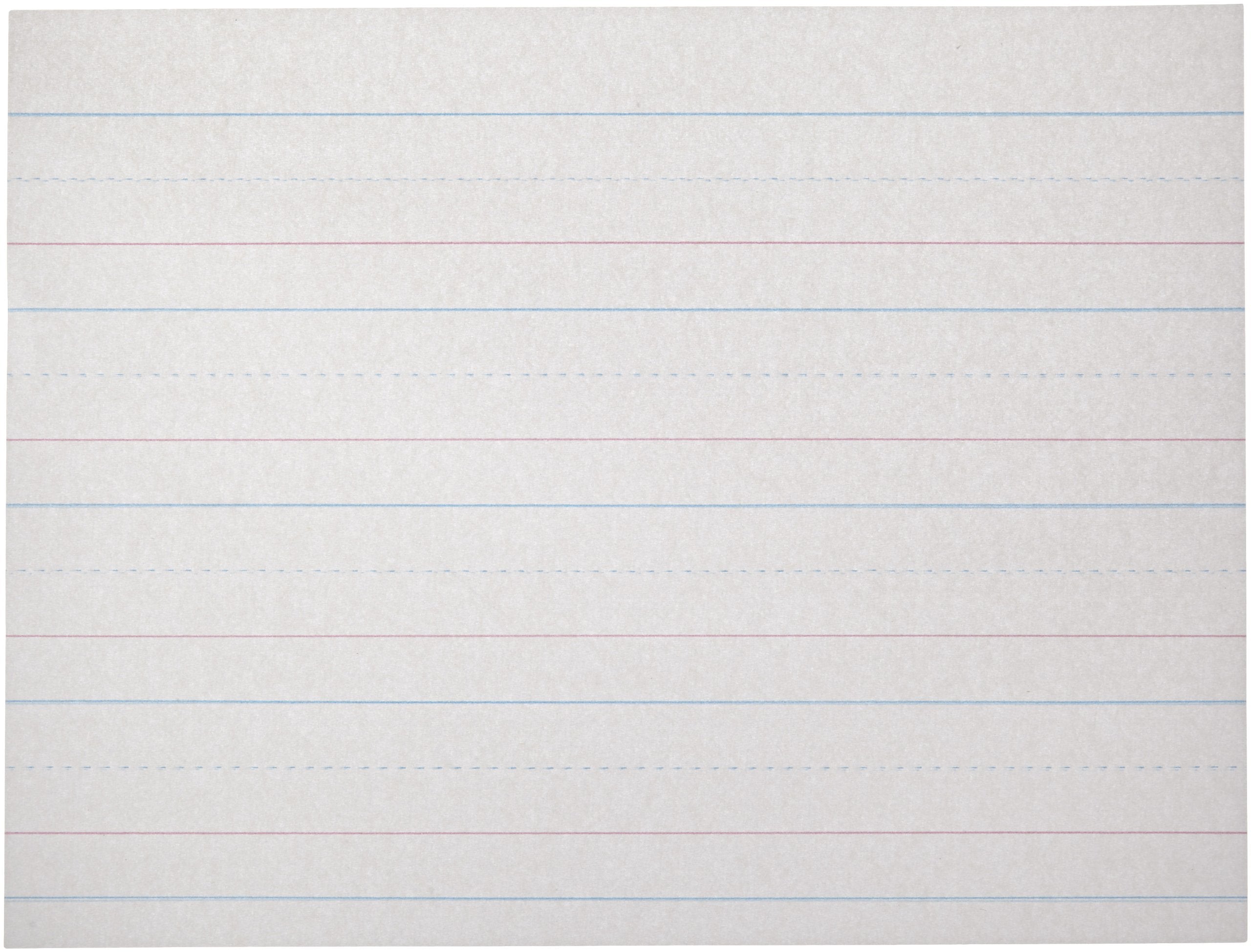 School Specialty - 85365 Handwriting Paper - 1 1/8 Rule, 9/16 Dotted, 9/16 Skip - 10 1/2 X 8 In - 500 Sheets White