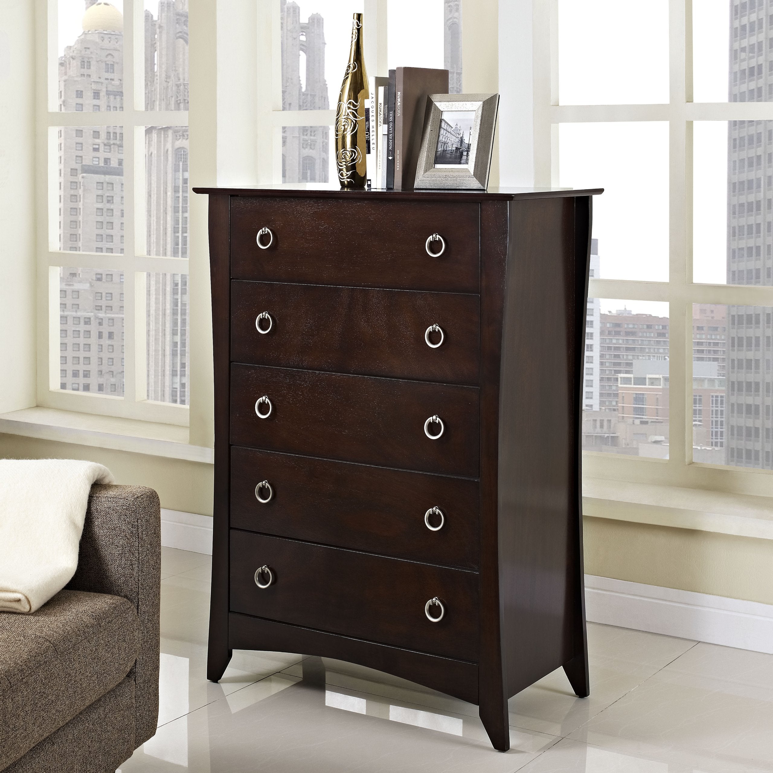 Modway Elizabeth Chest, Cappuccino