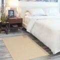 Nourison Courtyard Natural 2 x 3 Area Rug - Easy Clean, Non Shedding, Bed Room, Living Room, Dining Room, Kitchen (2 x 3)