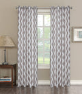 Decoholic Ultimate Digital Print Insulated Crystal Grommet Room Darkening Curtains/Drapes for Bedroom/Living Room Window  6 fee