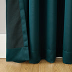 Sun Zero Barrow 2-Pack Energy Saving Grommet Curtain Panel Pair, 54'' X 63, Teal