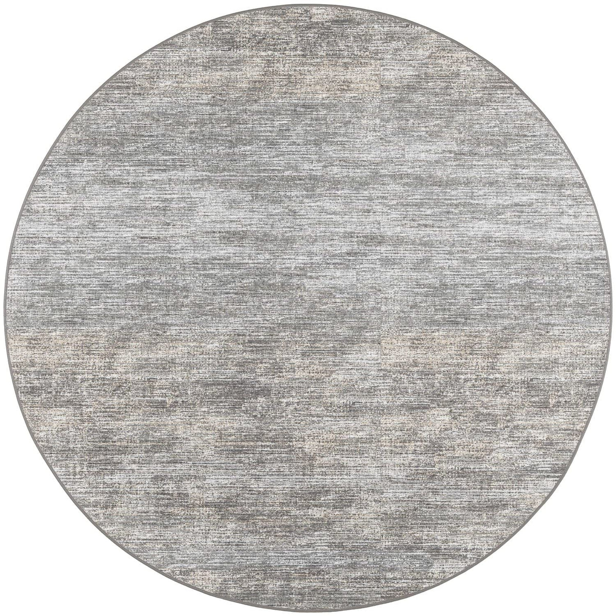 Ciara Cr1 Black Transitional Rug Round 4' X 4'