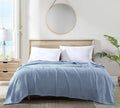Tommy Bahama - King Blanket, Soft Cotton Bedding, Medium Weight Home Decor For All Seasons (Bahama Coast Blue, King)