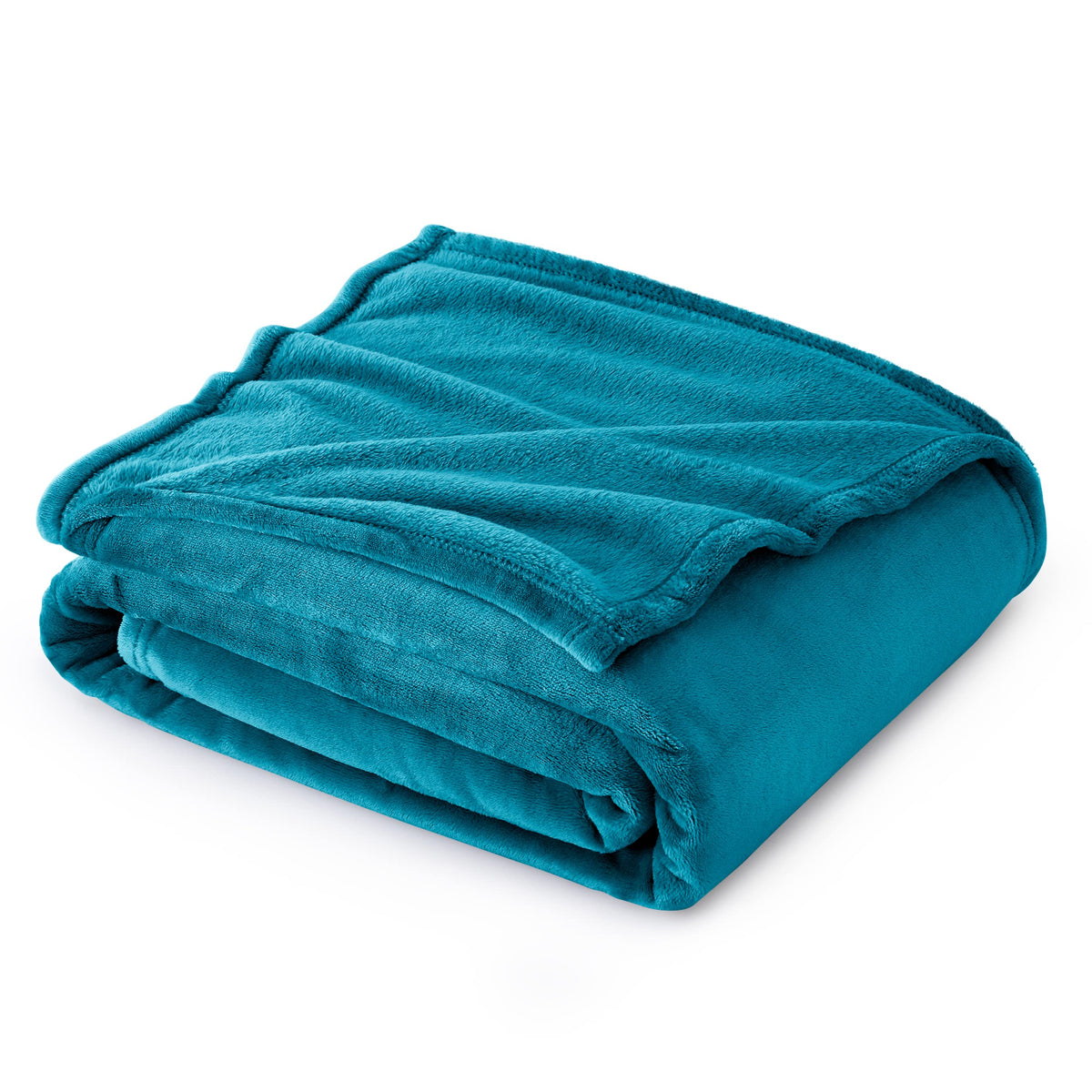 Bedsure Fleece Blanket Twin Blanket Teal-300Gsm Soft Lightweight Plush Cozy Twin Blankets For Bed,Sofa,Couch,Travel,Camping,60X8
