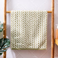 Home Centre Nova Botanica Chevron Cotton Jacquard Hand Towel  40x60cm