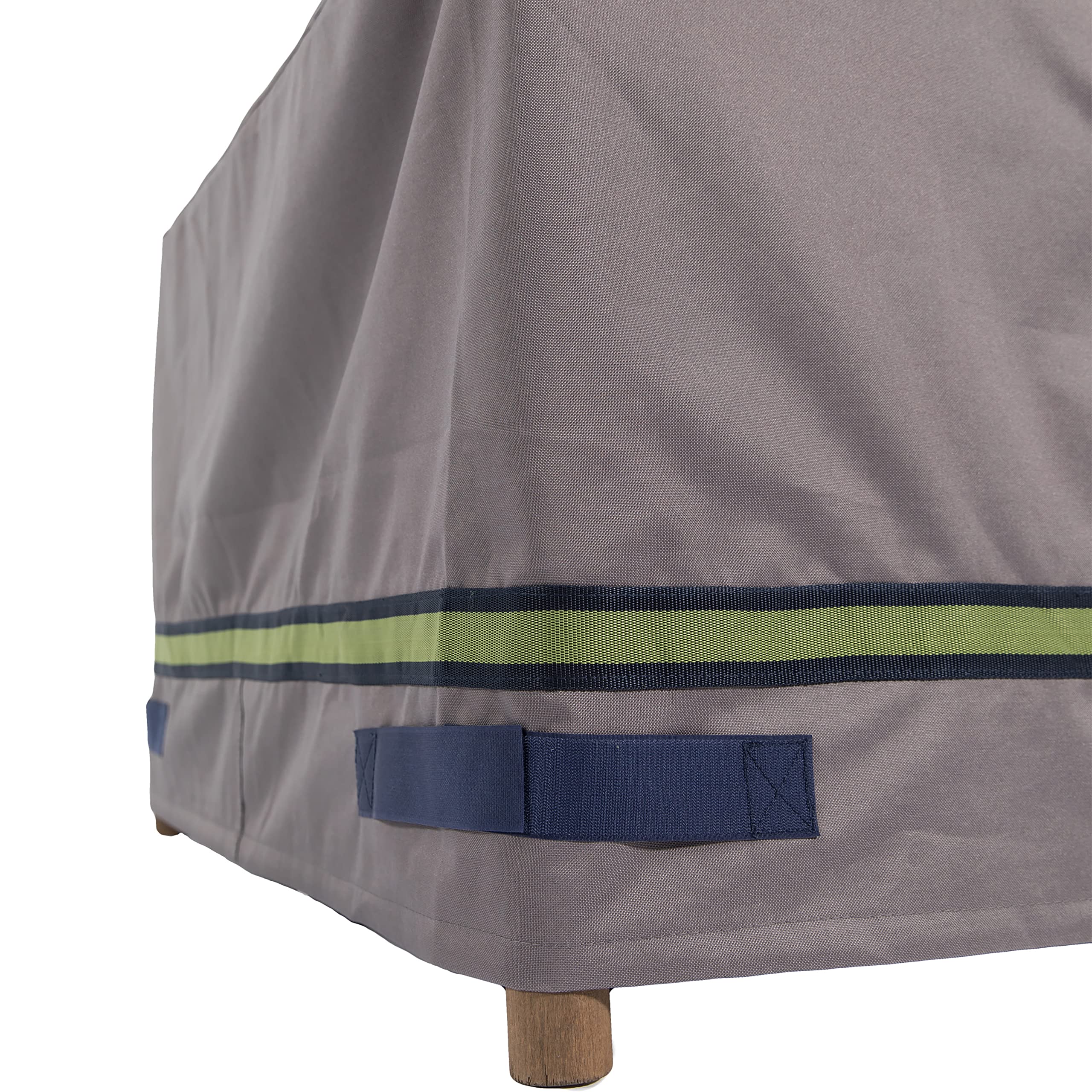 Duck Covers Soteria Waterproof 52 Inch Rectangular Patio Ottoman/Side Table Cover, Outdoor Ottoman Cover