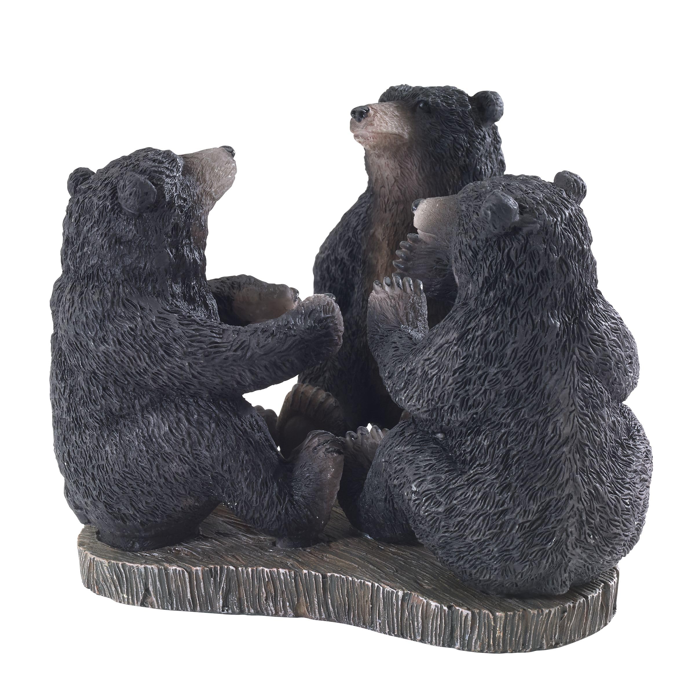 Avanti Linens - Toothbrush Holder, Resin Bathroom Accessories, Animal Inspired Bathroom Decor (Black Bear Lodge Collection)