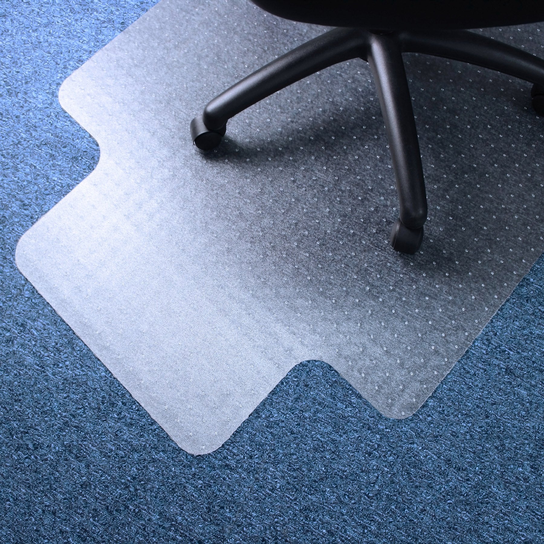 Marvelux Large Office Chair Mat For Low Pile Carpets 45' X 53    Clear Vinyl Protector Mat For Chairs Under Desks, Rectangular