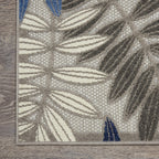 Nourison Aloha Indoor/Outdoor Natural 2' X 6' Area Rug, Easy Cleaning, Non Shedding, Bed Room, Living Room, Dining Room, Backyar