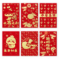 Thxtoms 36Pcs Red Envelopes For Year Of The Snake, Red Chinese Envelopes 2025 Red Pocket Envelopes Hong Bao Money Envelopes For