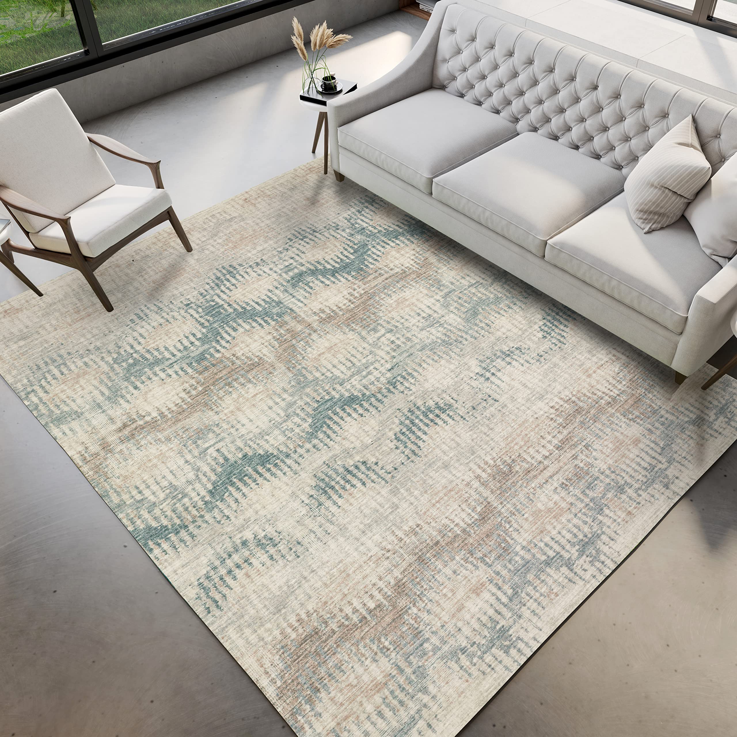 Dalyn Rugs Brisbane Br9 Dynamic Chevron Seascape 3' X 5'