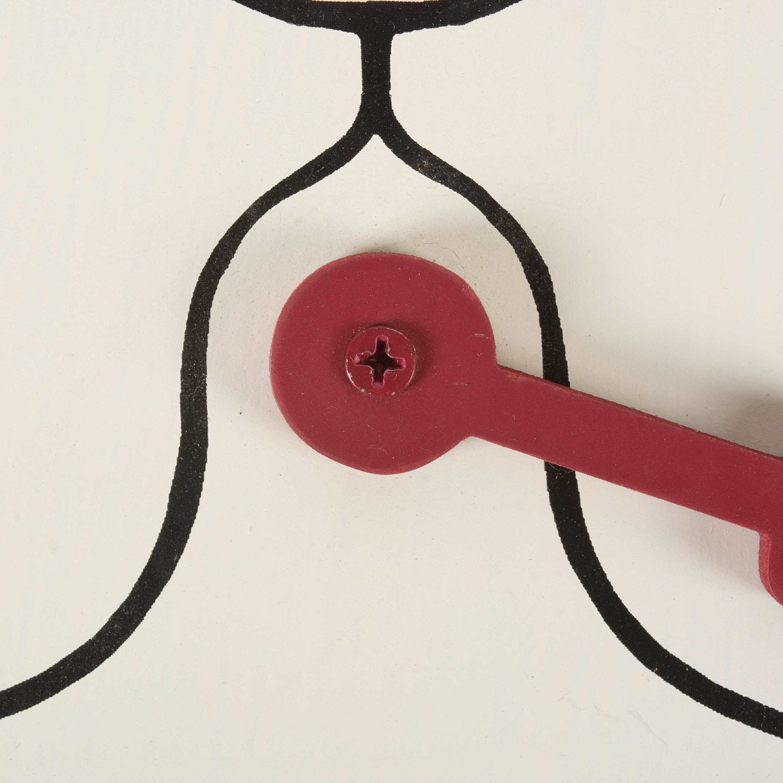 Dii Christmas Advent Collection Decorative & Reusable Wooden Countdown Calendar, 16.75X12.75', Santa Beard