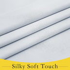 Nicetown Side Window Curtains For Front Door, Privacy Thermal Insulated Door Blinds For Living Room Bedroom Window, French Door Window Covering For Office Glass Door, 12W X 72L, Greyish White, 1 Pc