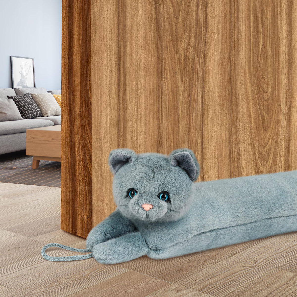 Nabowan Under Door Draft Stopper 36 Inch - Adorable Cat Heavy Duty Under Door Draft Blocker For Door & Window, Animal Draft Stop