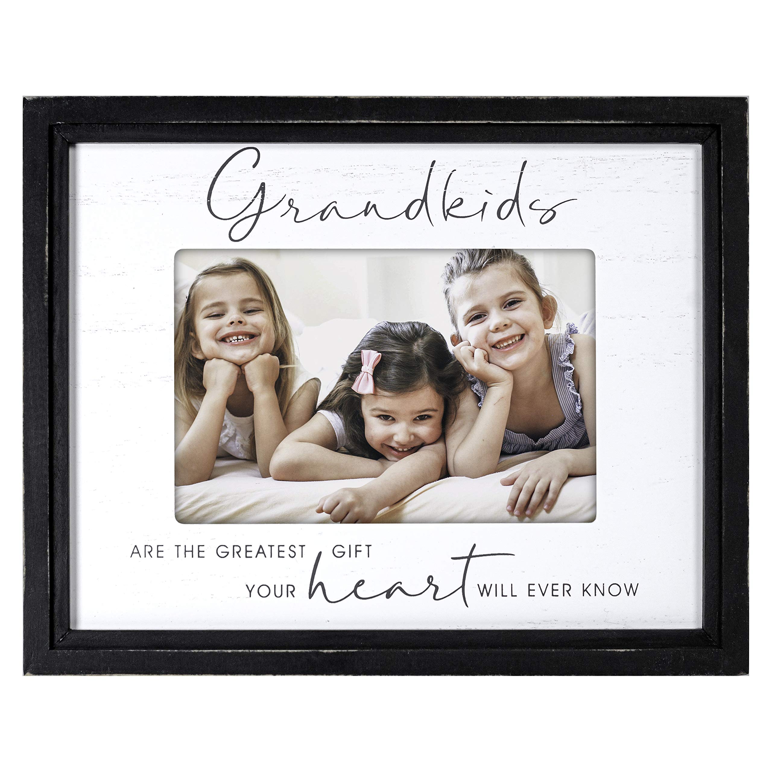 Malden International Designs 4x6 Grandkids Script Sentiments Picture Frame Grandkids Are The Greatest Gift Your Heart Will Ever 