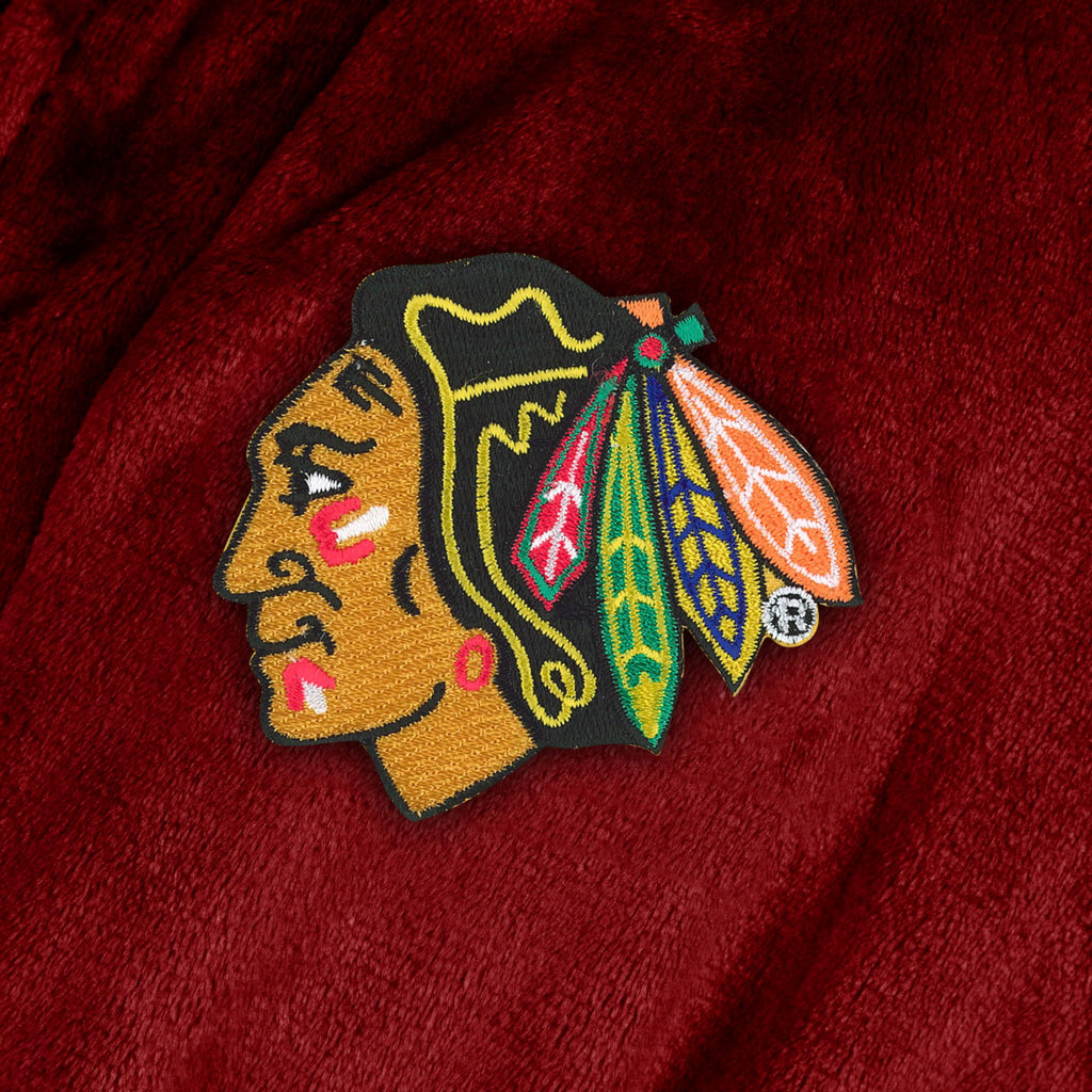 Northwest Nhl Chicago Blackhawks Unisex-Adult Silk Touch Bath Robe, Large/X-Large, Team Colors