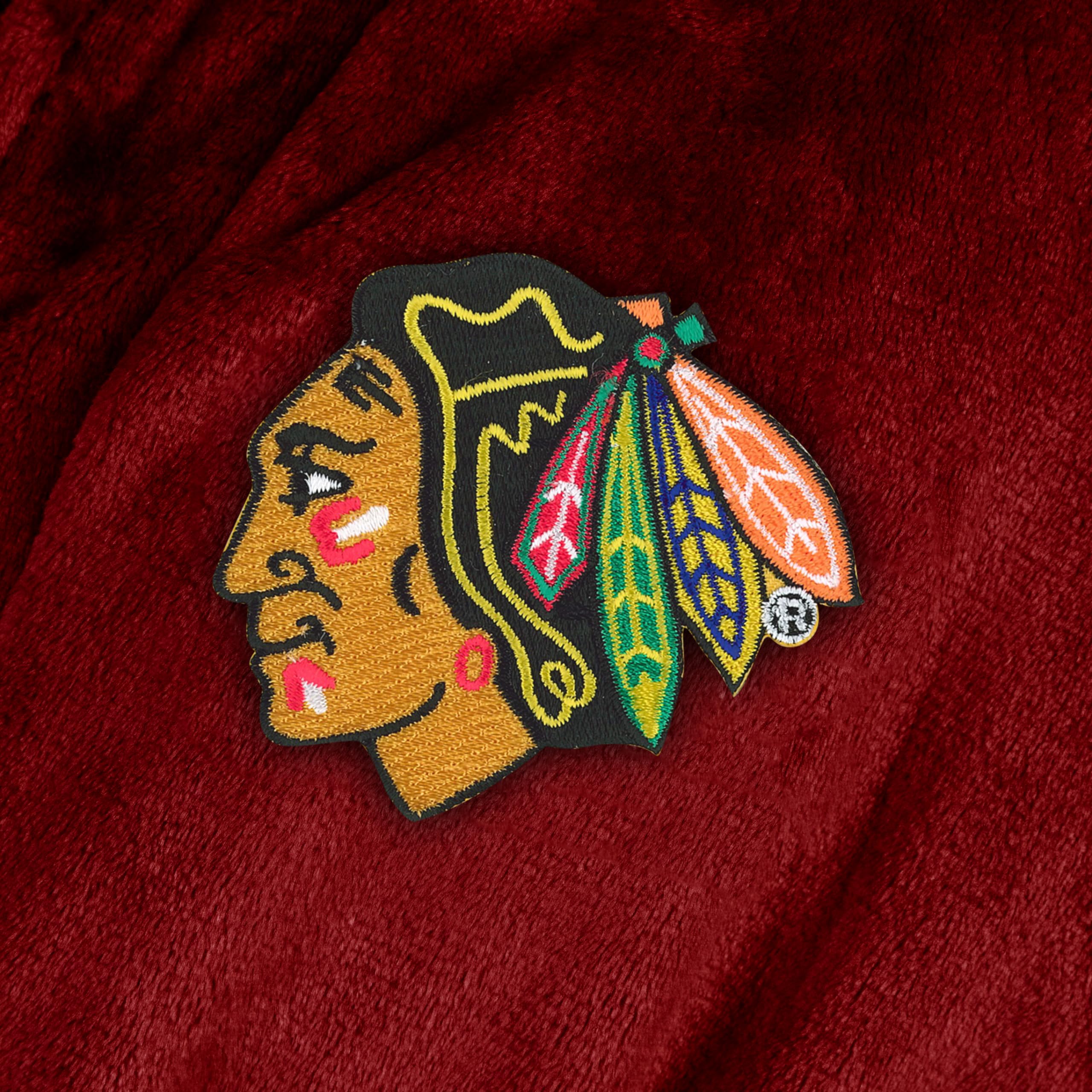 Northwest Nhl Chicago Blackhawks Unisex-Adult Silk Touch Bath Robe, Large/X-Large, Team Colors