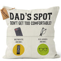 Crownly Crystal Pillow Covers 18X18 Gifts For Dad Birthday Gift Dad Christmas Pillow Covers Personalized Gifts For Dad Birthday