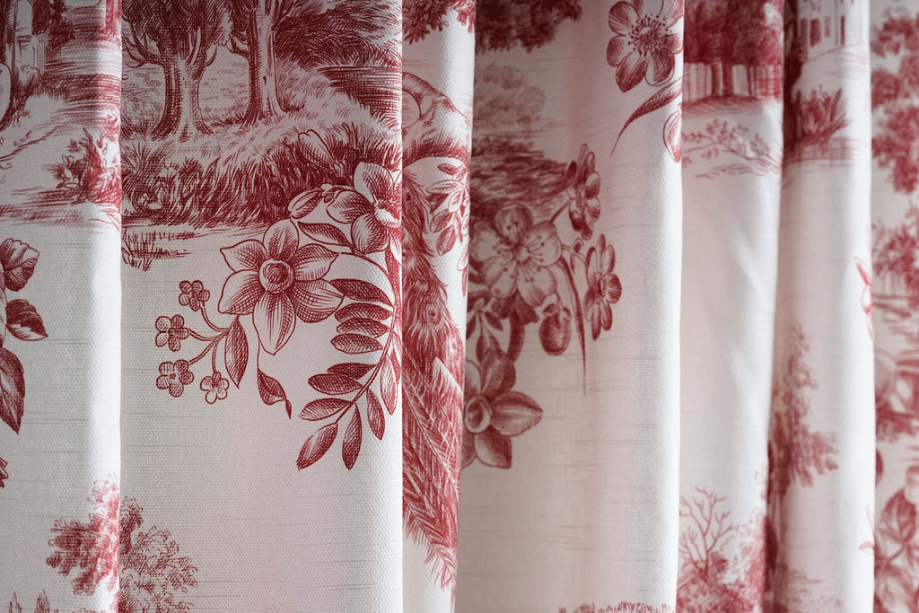 Maison D' Hermine Curtain 100% Cotton Curtains 1 Panel Easy Hanging With A Rod Pocket & Loop For Kitchen, Office, Living Rooms &