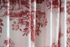 Maison D' Hermine Curtain 100% Cotton Curtains 1 Panel Easy Hanging With A Rod Pocket & Loop For Kitchen, Office, Living Rooms &
