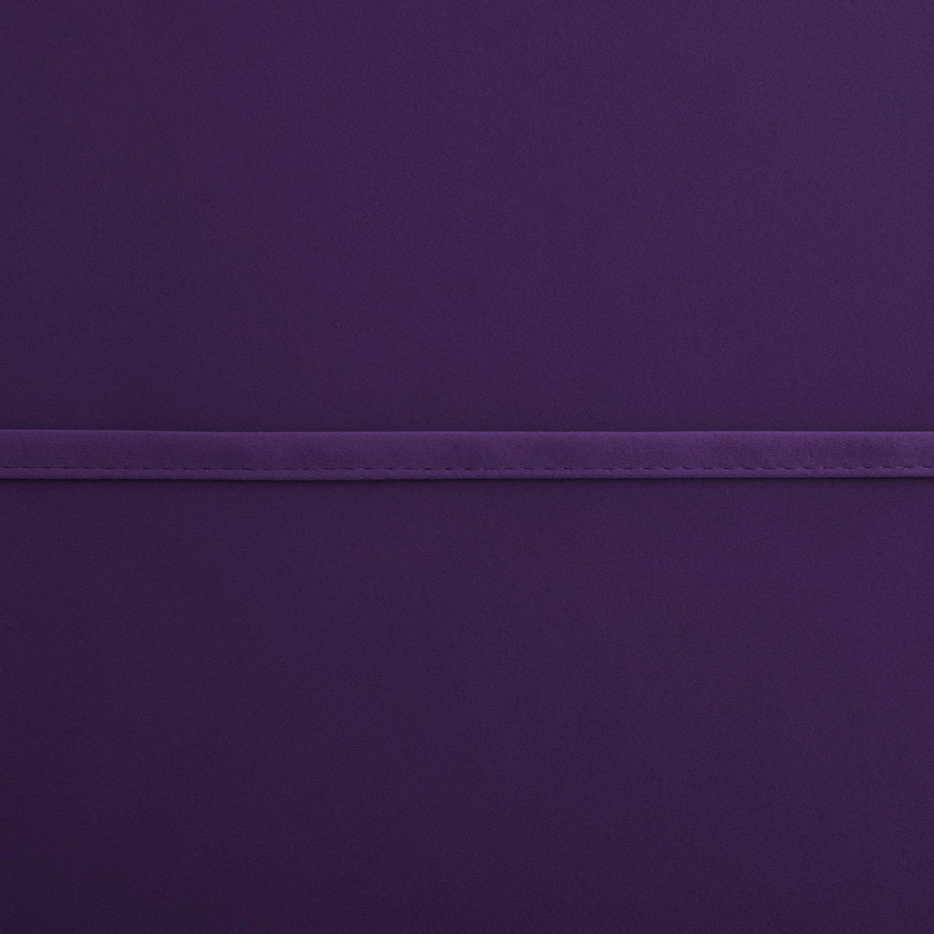 Koufall Dark Purple Curtains For Bathroom Window,Small Curtains For Kitchen,Royal Purple,30 Inch Length