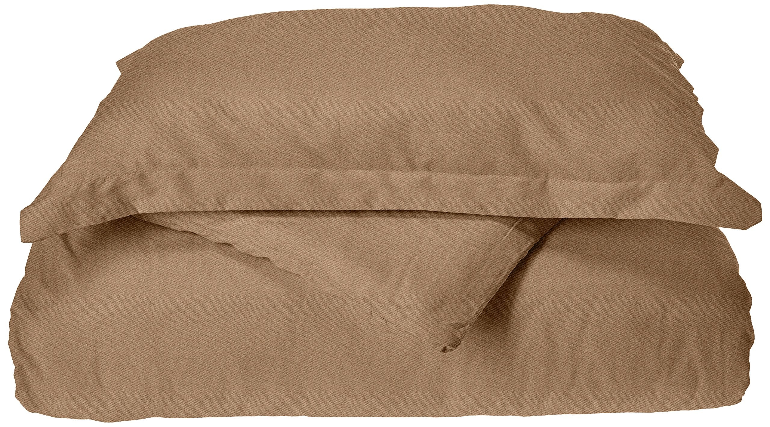 Elegance Linen 1500 Thread Count Wrinkle Resistant Ultra Soft Luxurious Egyptian Quality 2Pc Duvet Cover Set, Solid, Twin/Xl, Ta