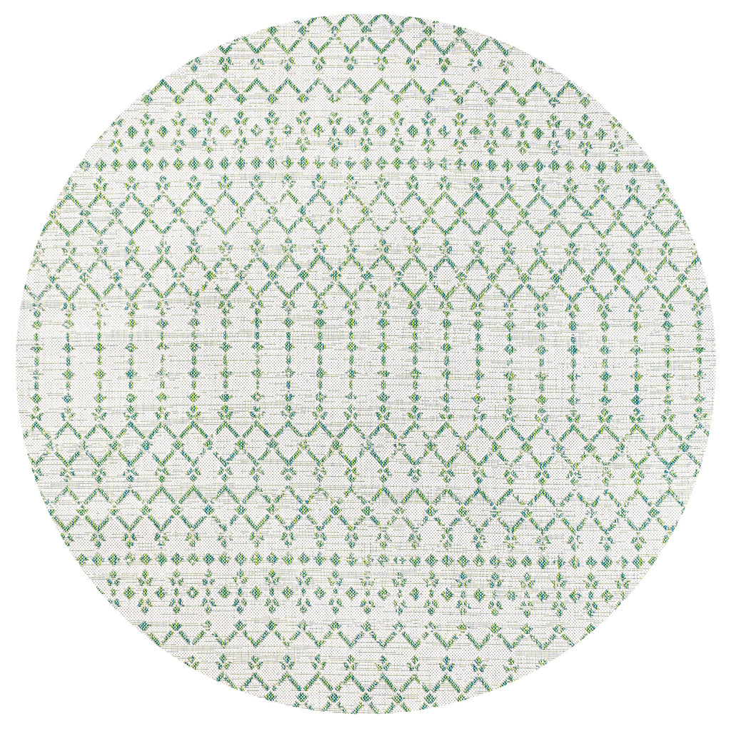 Jonathan Y Smb108R-5R Ourika Moroccan Geometric Textured Weave Indoor Outdoor Area Rug, Bohemian Coastal Modern Easy Cleaning,Be