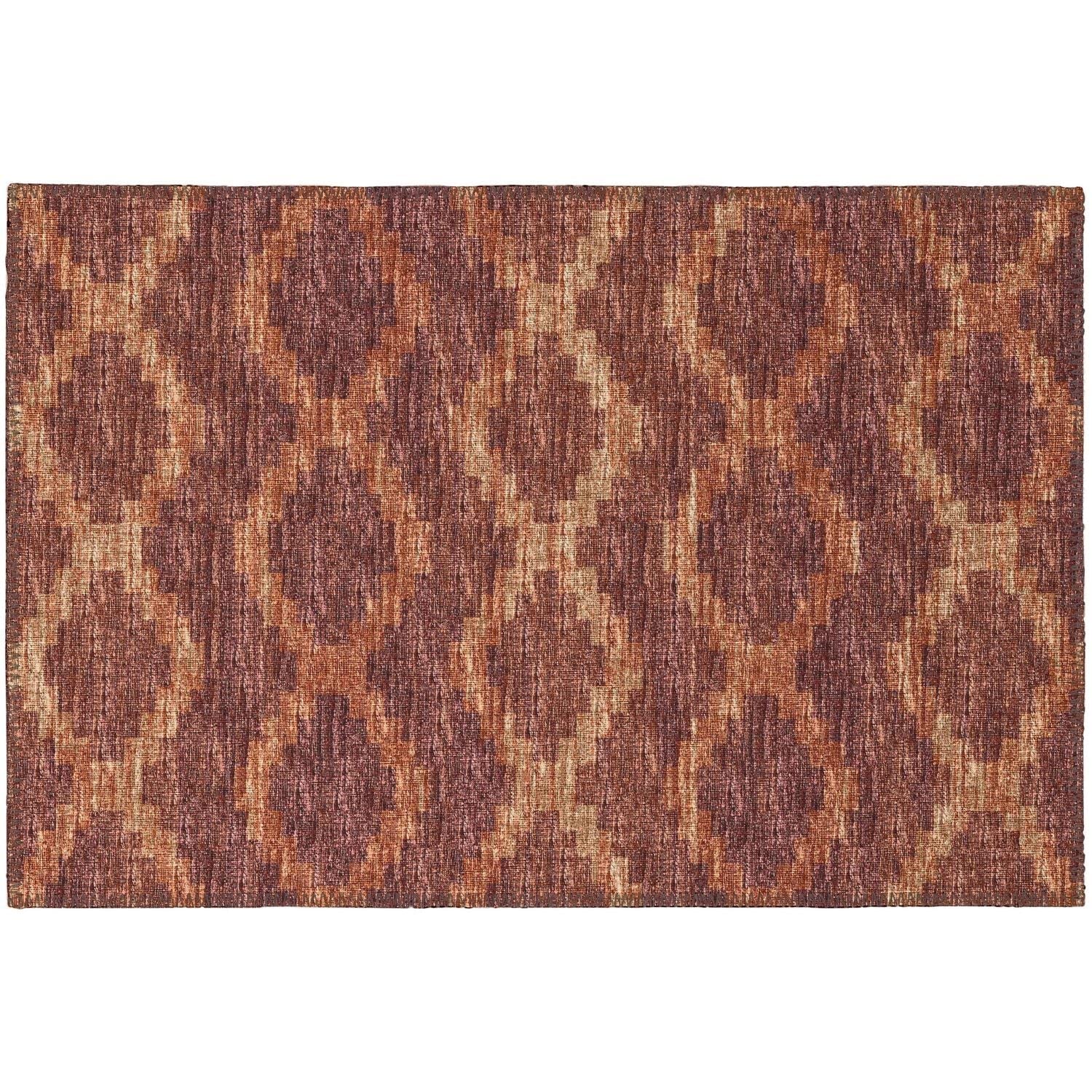 Sedona Sn9 Red Bohemian Rug Rectangle 9' X 12'