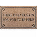 Doormat Outdoor Entrance Front Door Mat Grey Come Back With A Warrant Doormat With Non Slip Rubber Backing For Home Indoor Funny