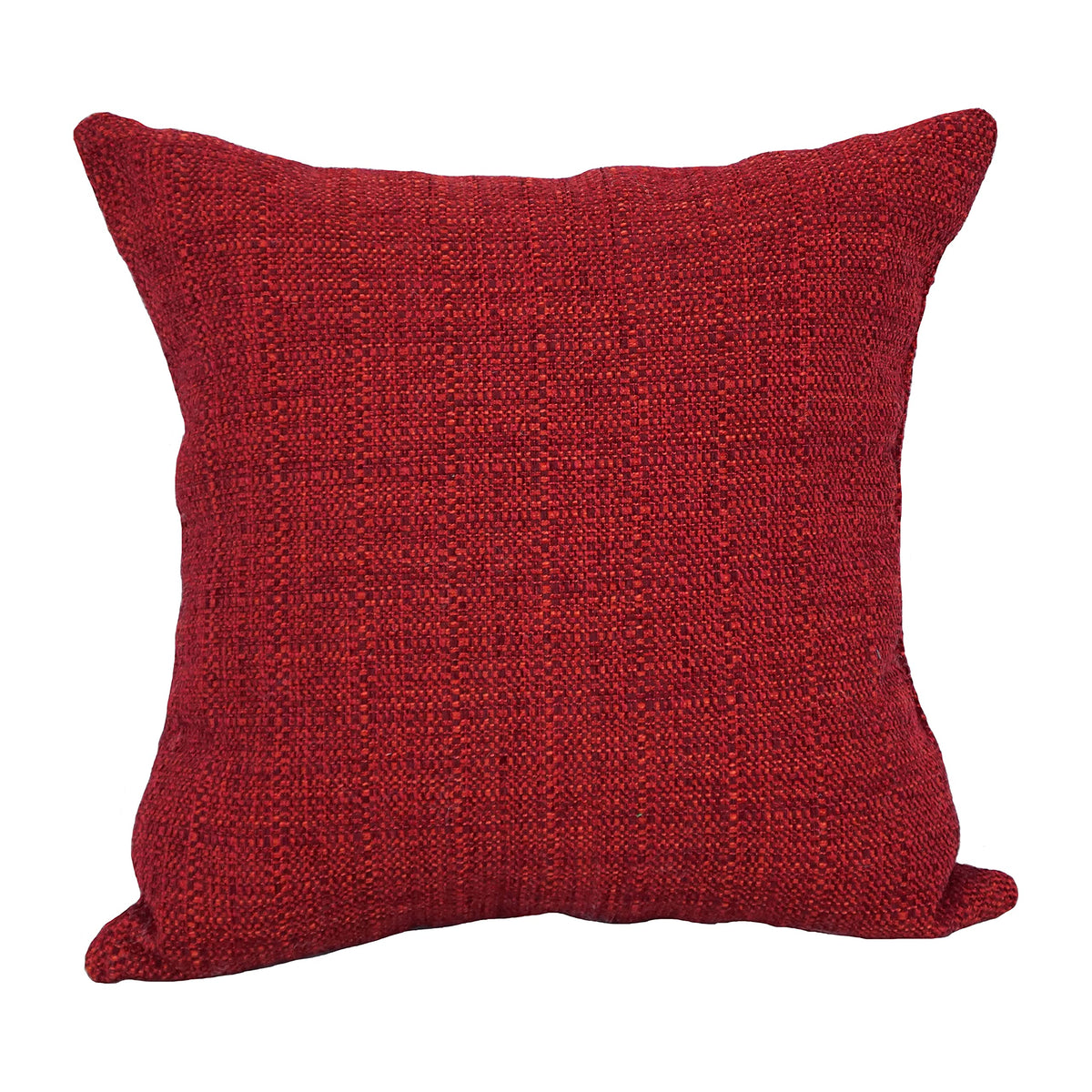 Blazing Needles Square Jacquard Throw Pillow, 17&quot;, Welby Pimento