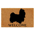 Calloway Mills Az105651729 Shih Tzu Doormat, 17' X 29', Natural/Black