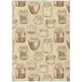 Dalyn Rugs Kendall Ke18 Ivory 10' X 14' Indoor Outdoor Area Rug, Easy Clean, Machine Washable, Non Shedding, Bedroom, Living Room, Dining Room, Kitchen, Patio Rug