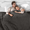 Queen Heated Blanket, Electric Blanket Dual Control with 5 Heating Levels & 10 Hours Auto Off, Ultra Soft Fuzzy Washable Heating