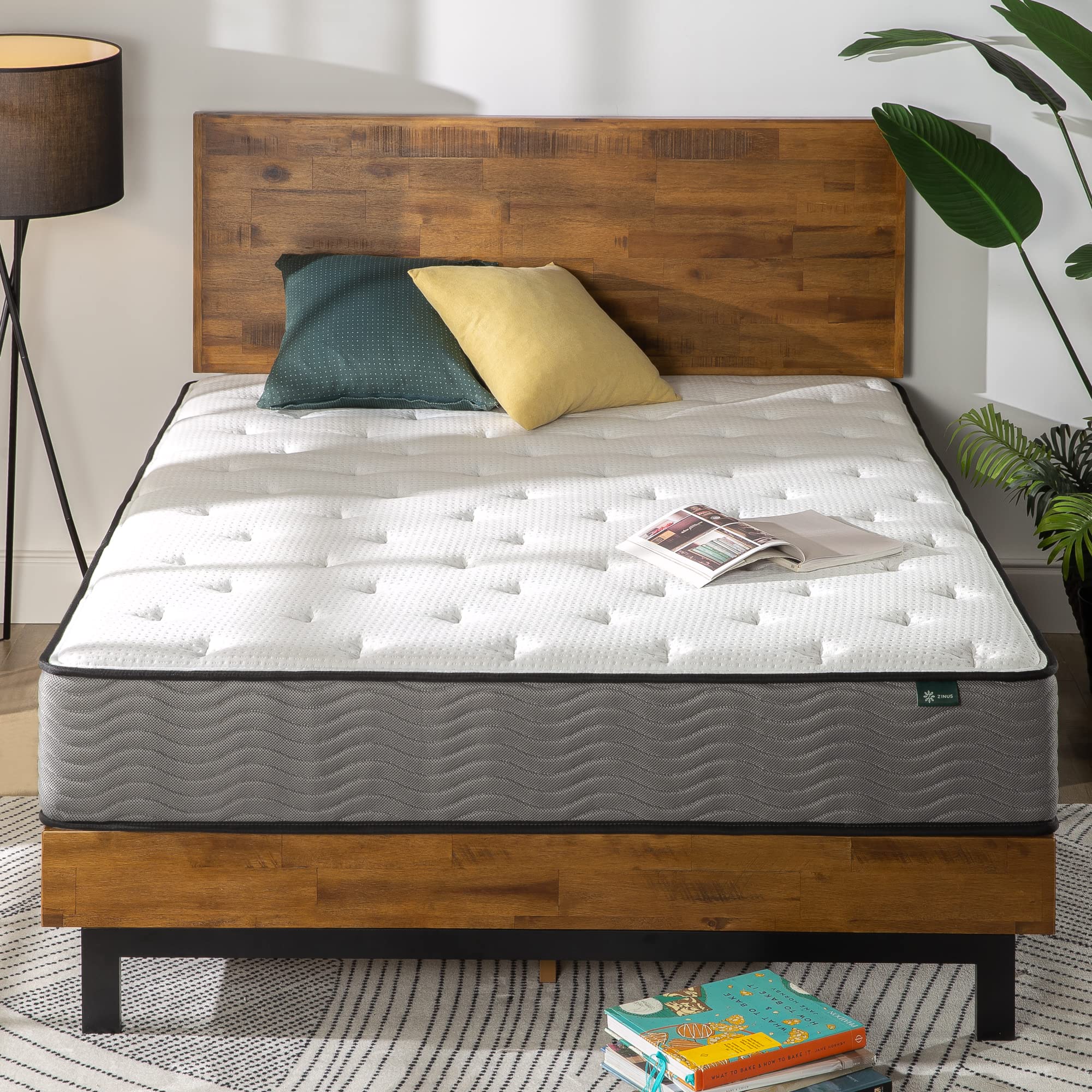 ZINUS 10 Inch Support Plus Pocket Spring Hybrid Mattress, Full, Strong Coils for Durable Support, Pocket Innersprings for Motion