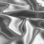 Bedelite Satin Pillowcase With Zipper 2 Pack, Grey Pillow Cases Standard Size, Super Soft And Cooling Similar To Silk Pillow Cas